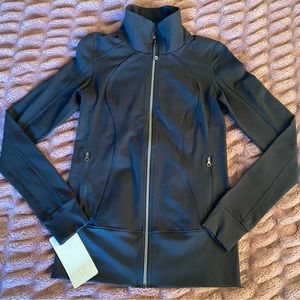 Black size 8 Lululemon “Nice Asana” Jacket- New with tags